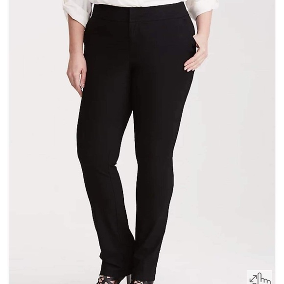 torrid Pants - Torrid Jetsetter Straight Leg Black Dress Pants 18R